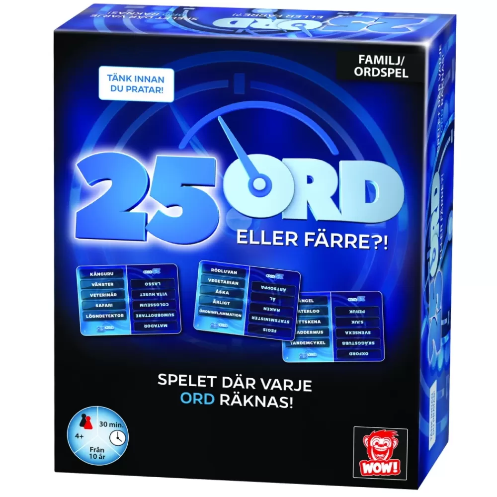 Wow! 25 Ord Eller Farre?! | Familjespel