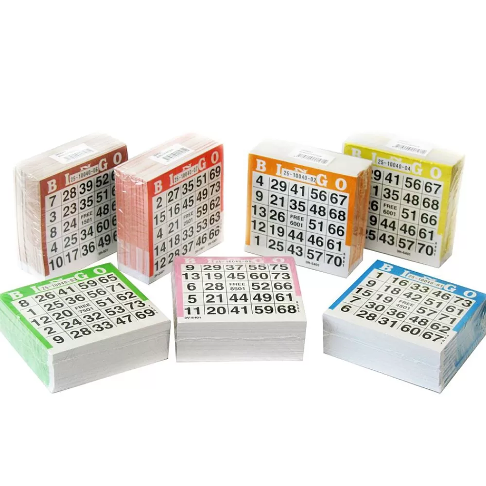 Longfield Games Bingobricka Singel 10500-Pack | Klassiska