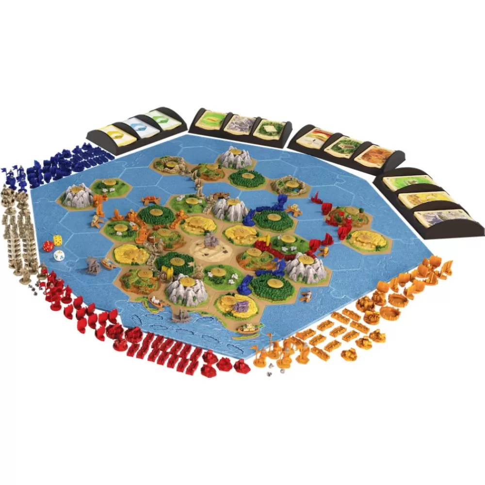Hot Kosmos Catan 3D Edition: Seafarers + Cities & Knights (Exp.) (Eng)