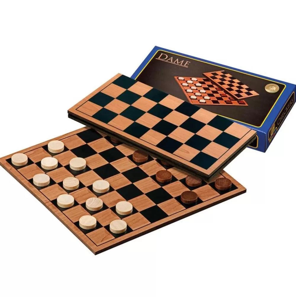 Philos Checkers Set Compact | Klassiska