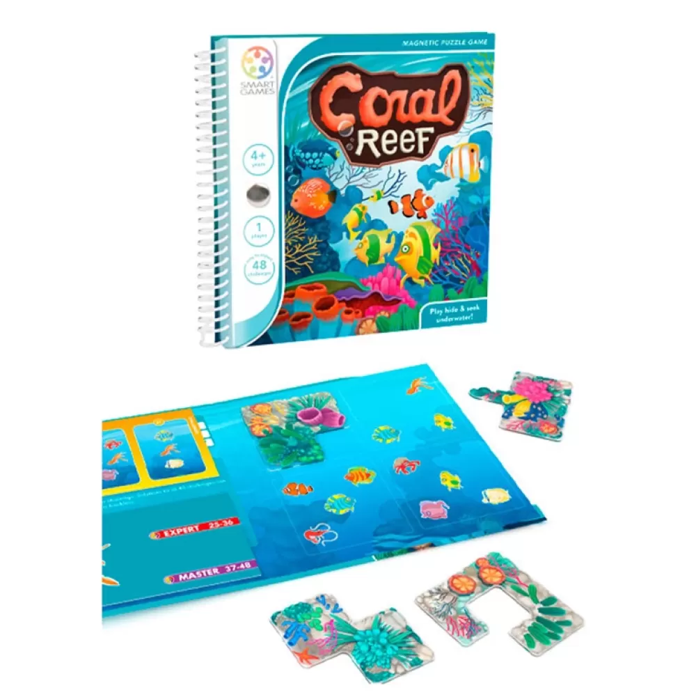 Outlet SmartGames Coral Reef Magnetiskt Resespel