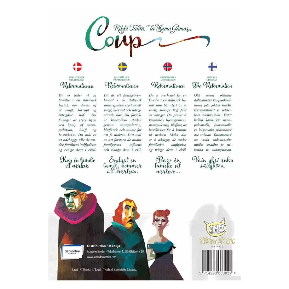 Indie Boards and Cards Coup (Swe) | Kortspel