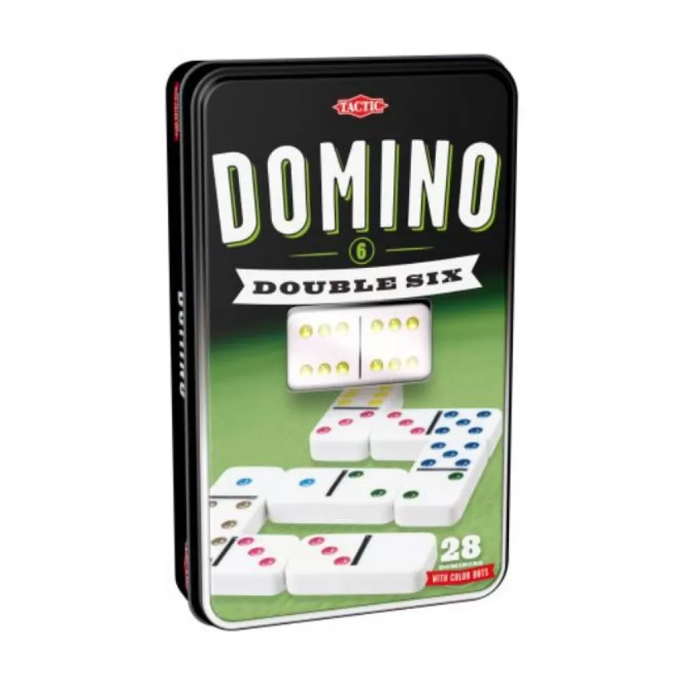 Tactic Domino Double 6 I Platlada | Klassiska
