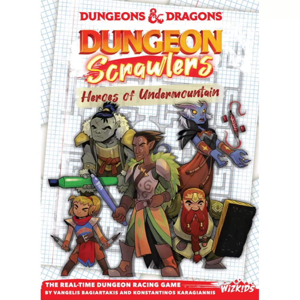 Wizkids Dungeons & Dragons: Dungeon Scrawlers - Heroes Of Undermountain | Familjespel