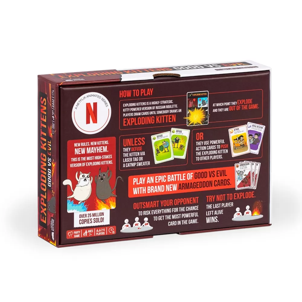Exploding Kittens Good Vs. Evil (Eng) | Kortspel