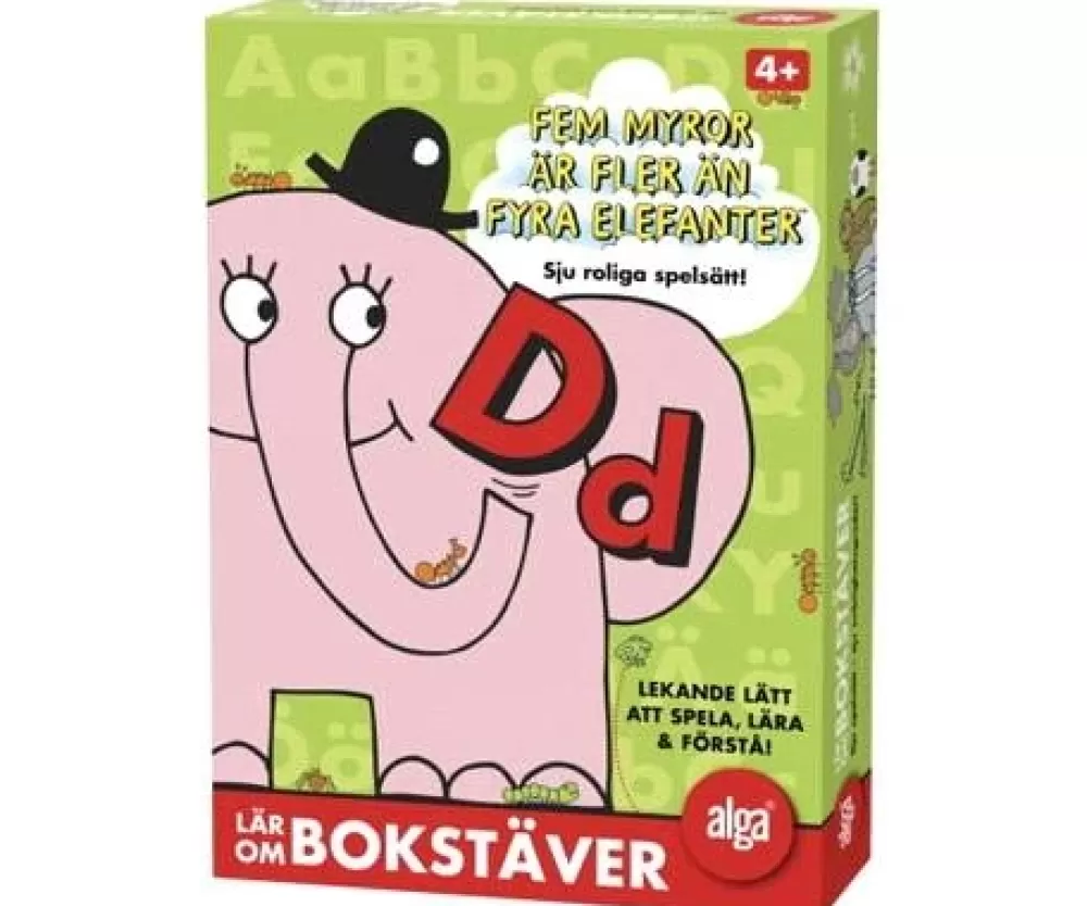 Clearance Alga Fem Myror Ar Fler An Fyra Elefanter - Bokstaver