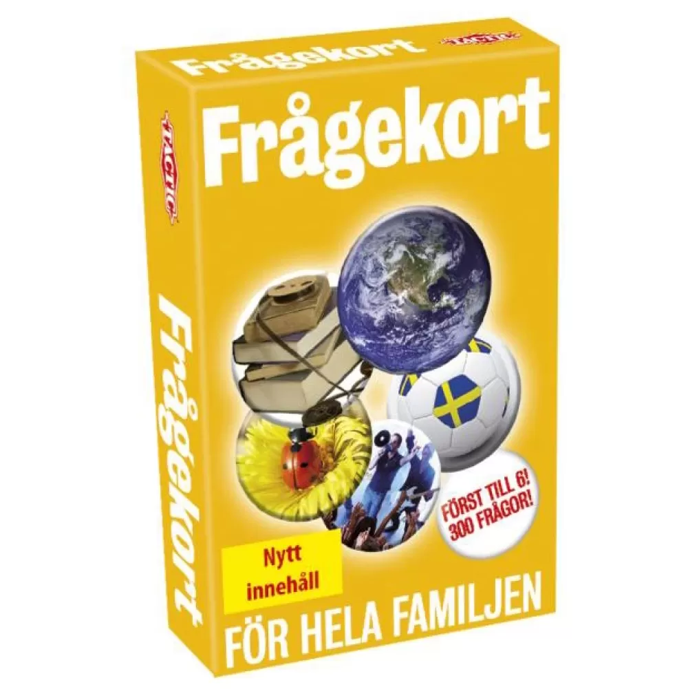 Tactic Fragekort: For Hela Familjen | Kortspel
