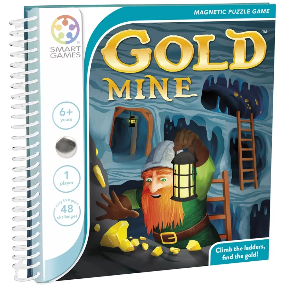 SmartGames Goldmine Magnetiskt Resespel | Knep & Knåp