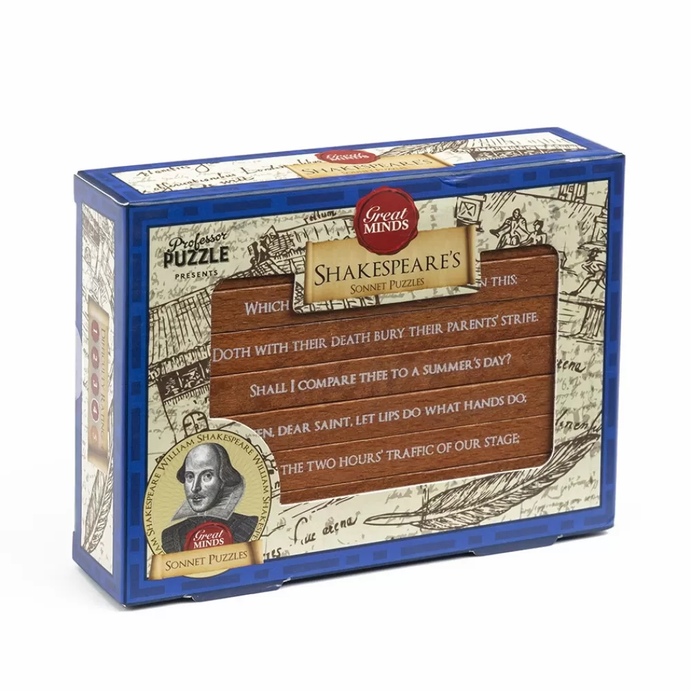 Professor Puzzle Great Minds: Shakespeare''S Sonnet Puzzle | Knep & Knåp