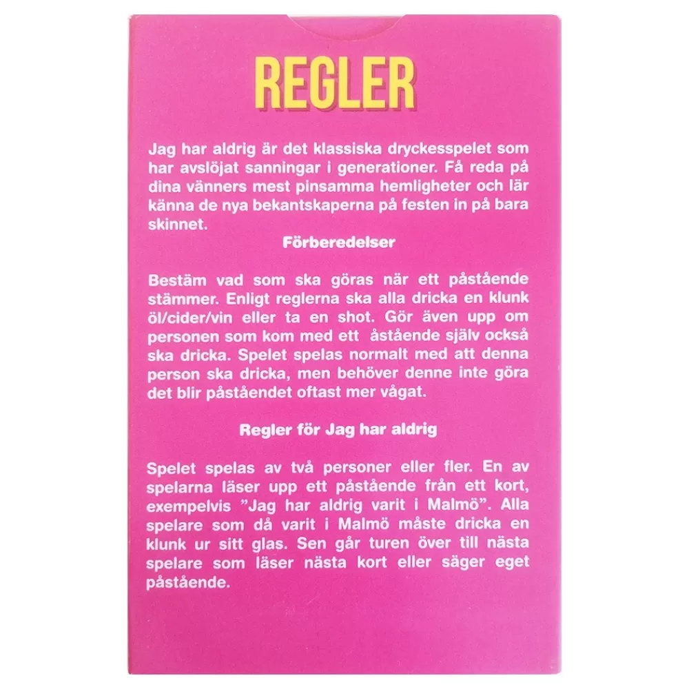 * Jag Har Aldrig | Festspel