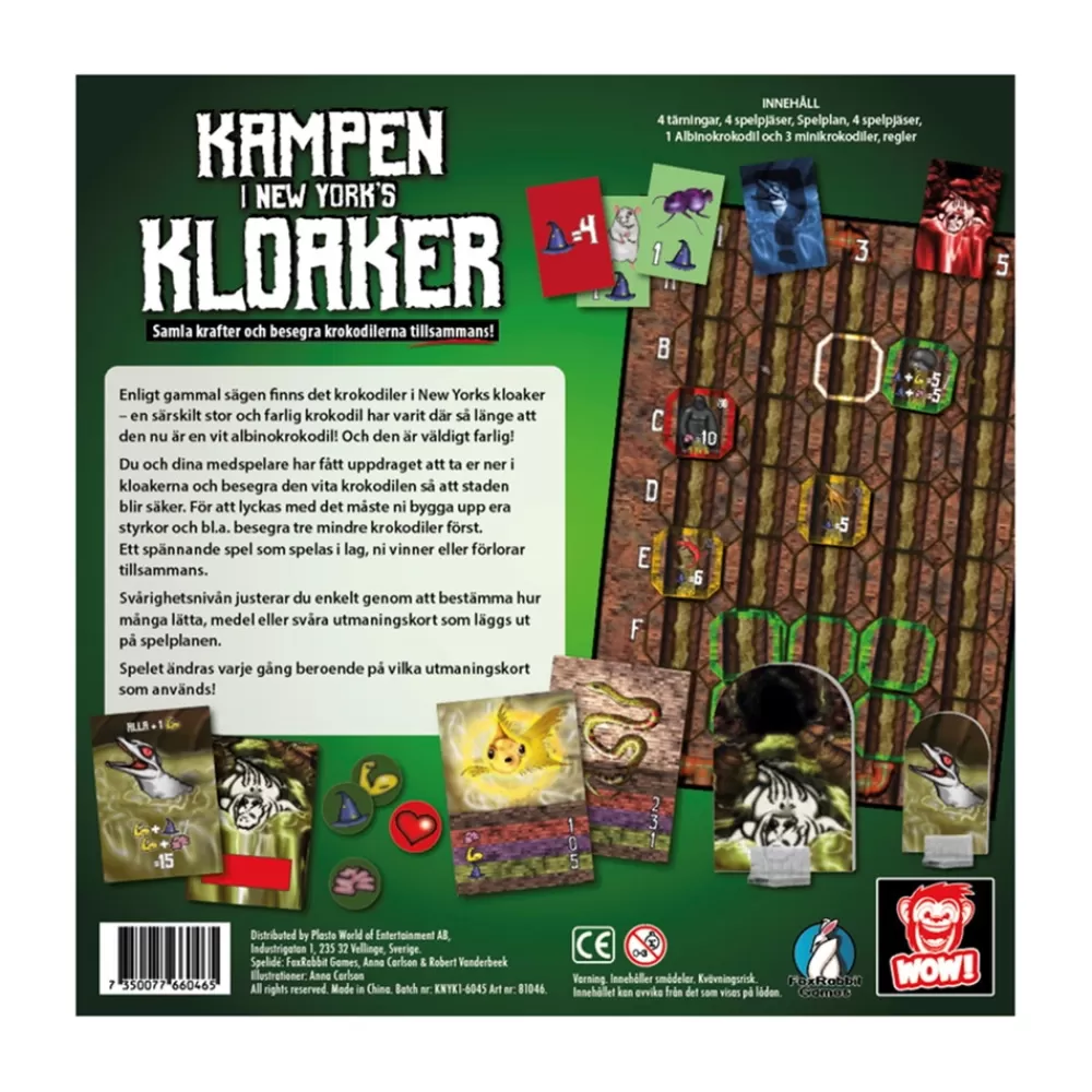 Wow! Kampen I New Yorks Kloaker | Familjespel