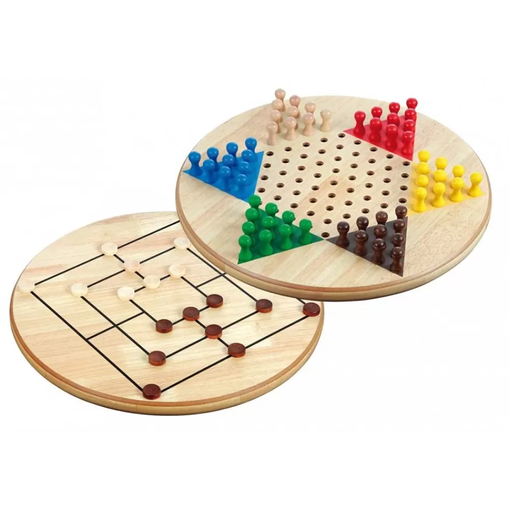 Philos Kombospel Chinese Checkers - Kvarnspel | Klassiska