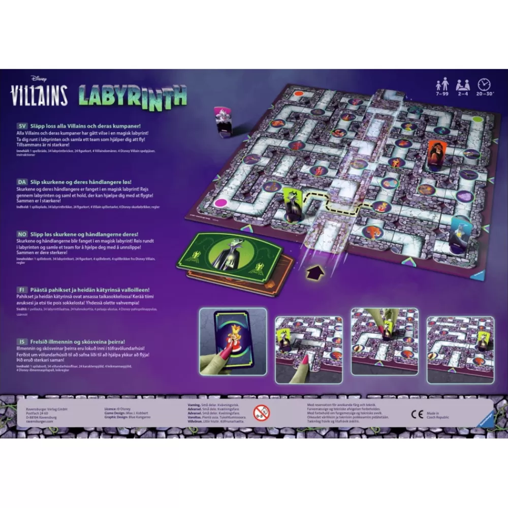 Ravensburger Labyrinth Disney Villains | Familjespel
