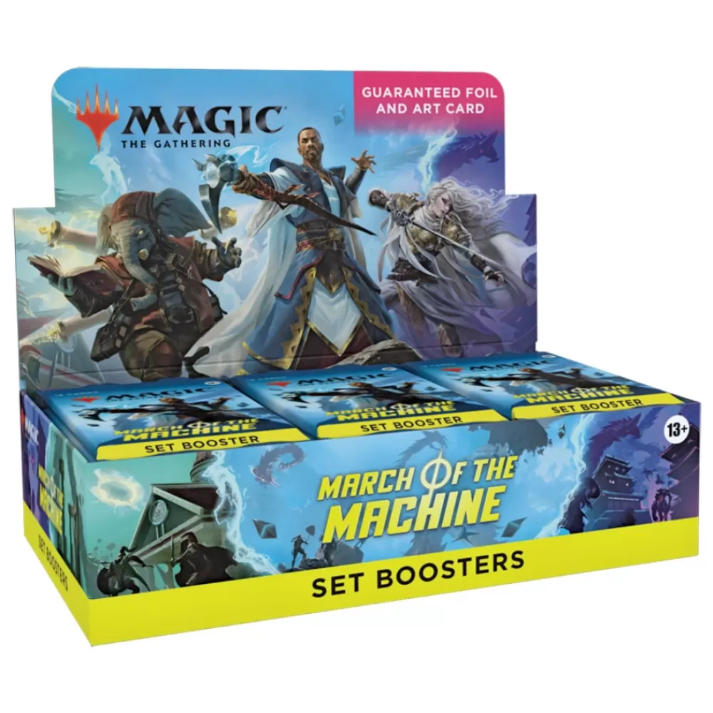 Magic The Gathering Magic: The Gathering - March Of The Machine Set Display | Kortspel