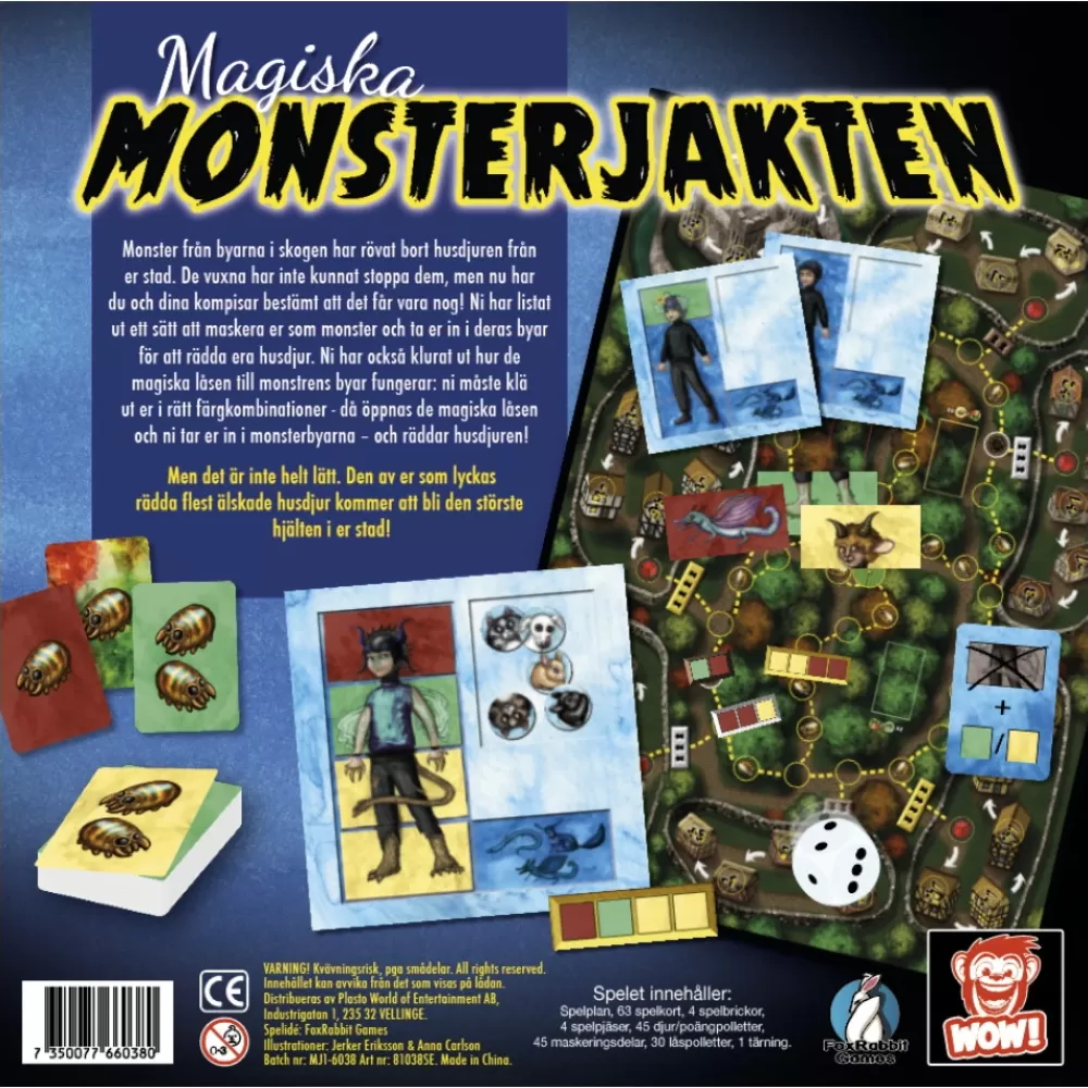 Wow! Magiska Monsterjakten | Familjespel