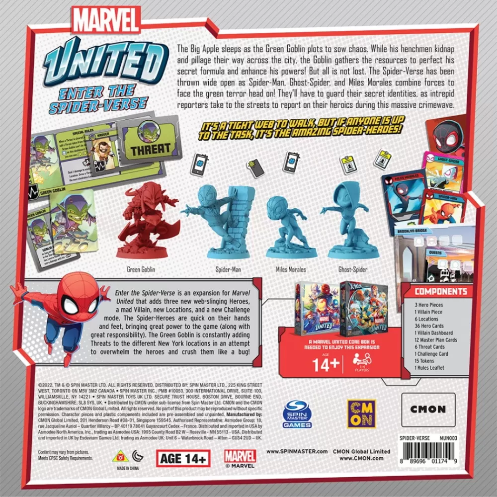 Shop Cool Mini or Not Marvel United: Enter The Spider-Verse (Exp.)