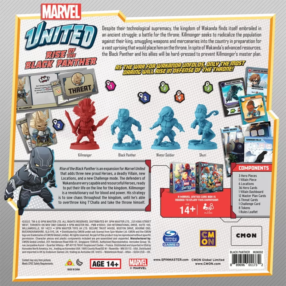 Cheap Cool Mini or Not Marvel United: Rise Of The Black Panther (Exp.)