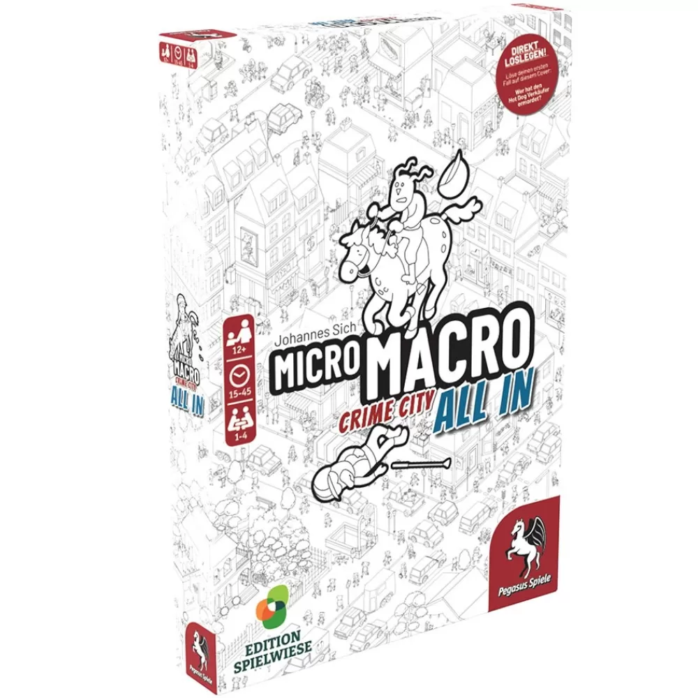 Pegasus Spiele Micromacro: Crime City - All In (Eng) | Knep & Knåp