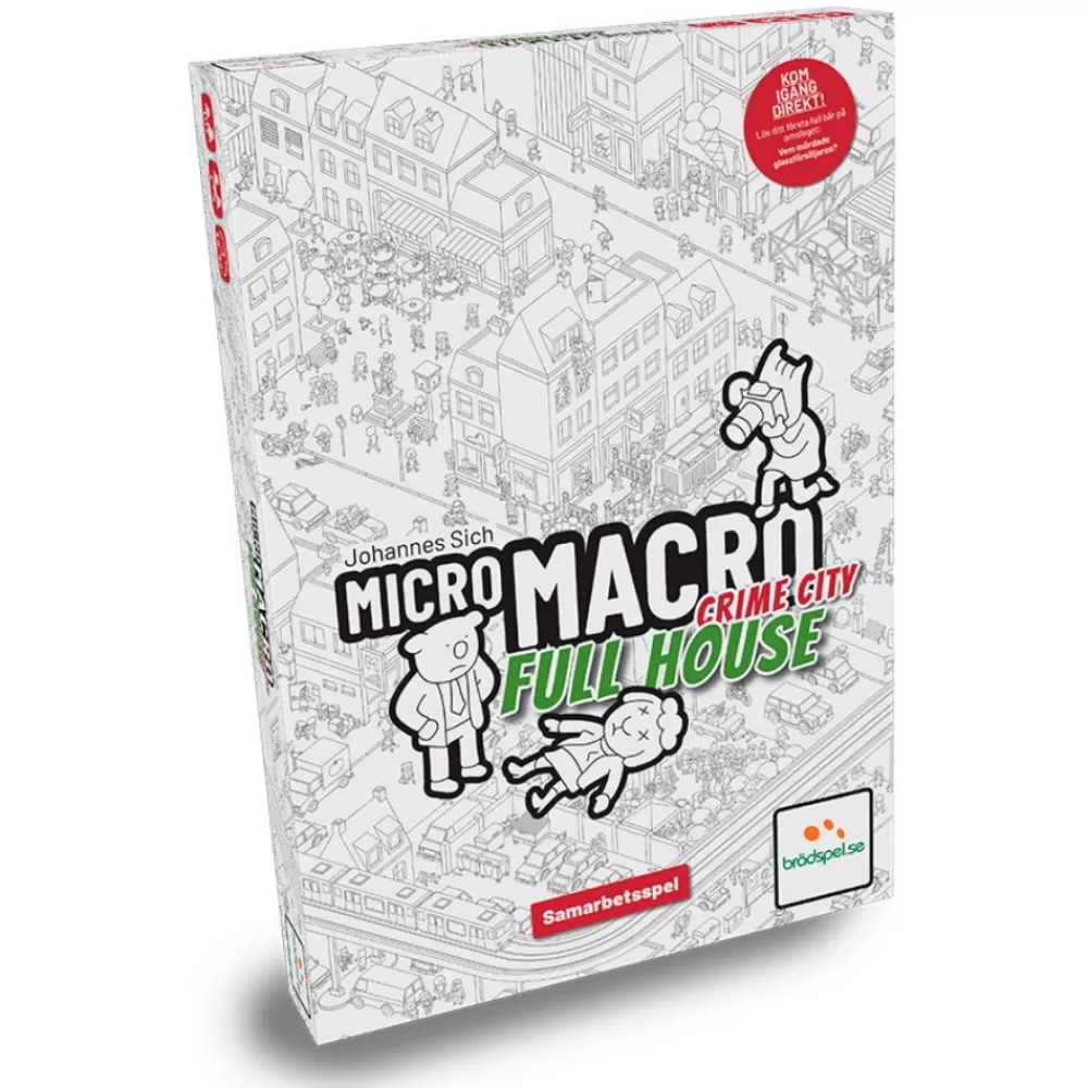 Lautapelit Micromacro: Crime City - Full House (Swe) | Knep & Knåp