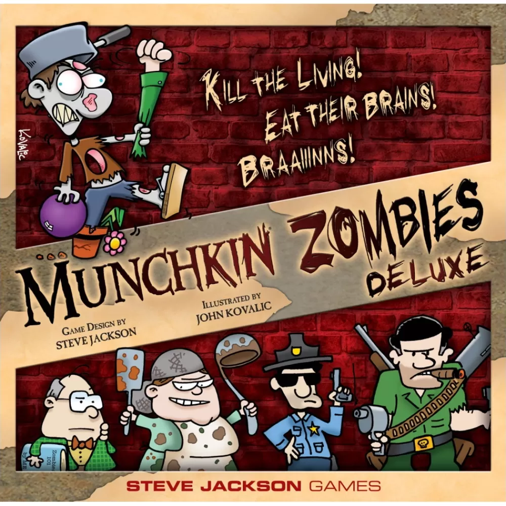 Steve Jackson Games Munchkin Zombies: Deluxe | Kortspel