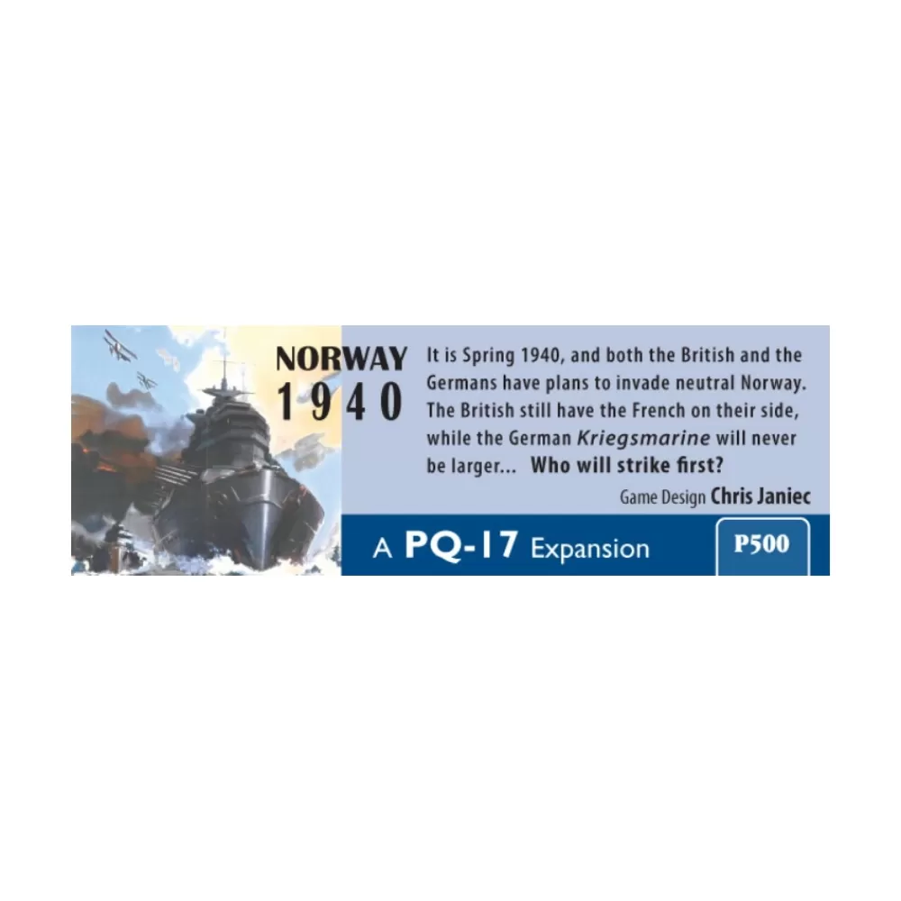 Hot GMT Games Norway 1940: A Pq-17 Expansion