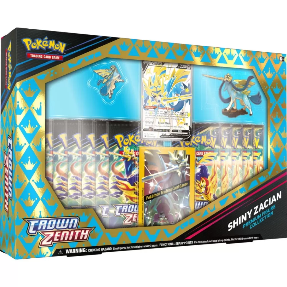 Pokémon Pokemon Tcg: Crown Zenith - Shiny Zacian Figure Collection | Kortspel