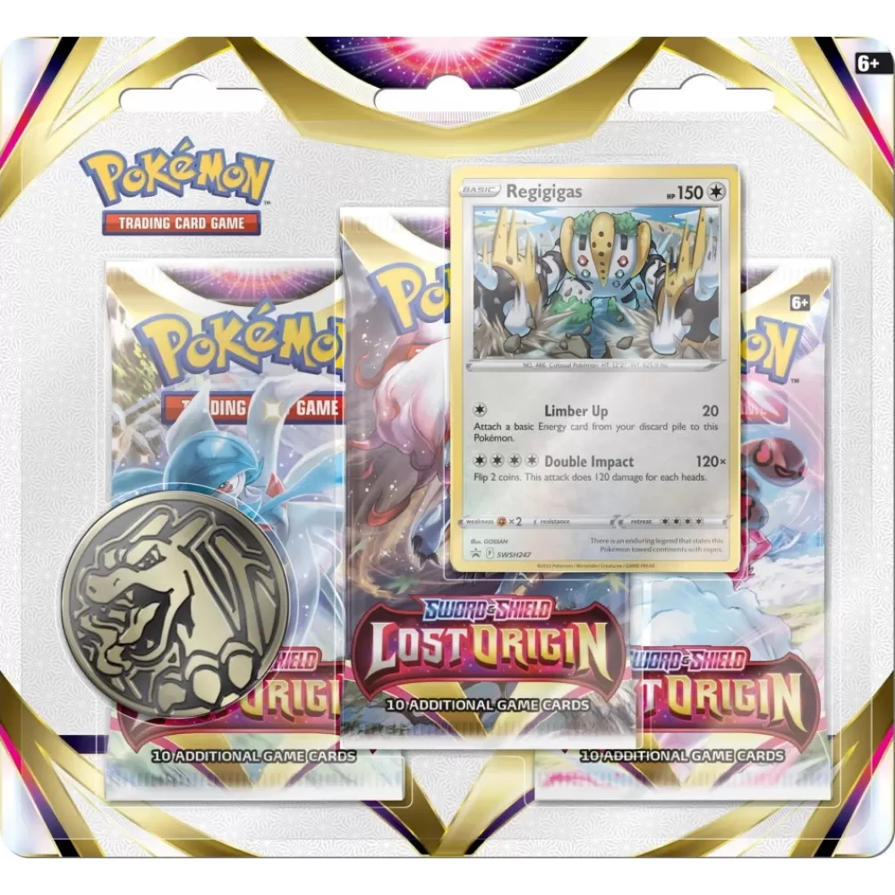 Pokémon Pokemon Tcg: Lost Origin Booster 3-Pack Regigigas | Kortspel