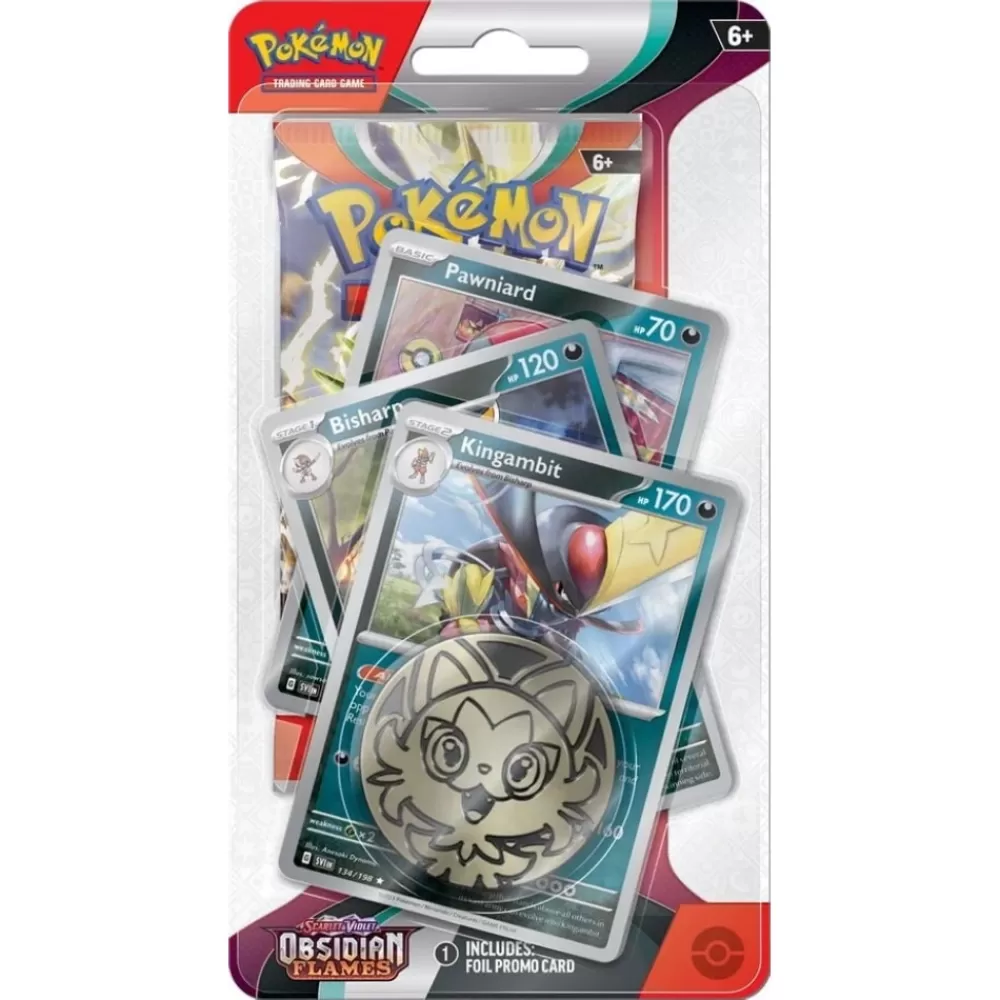 Pokémon Pokemon Tcg: Obsidian Flames Premium Checklane - Kingambit | Kortspel