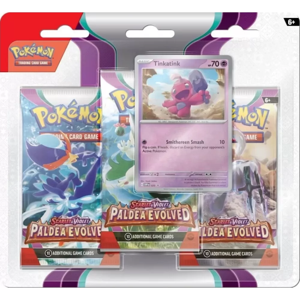 Pokémon Pokemon Tcg: Paldea Evolved Booster 3-Pack Tinkatink | Kortspel