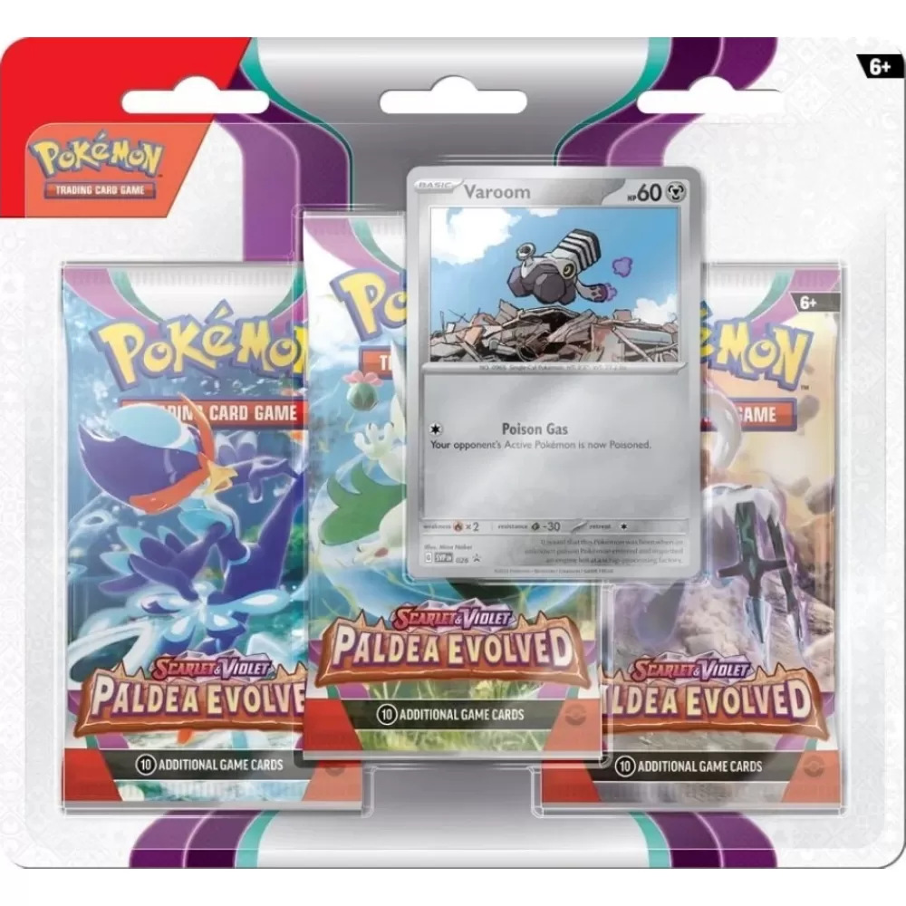 Pokémon Pokemon Tcg: Paldea Evolved Booster 3-Pack Varoom | Kortspel