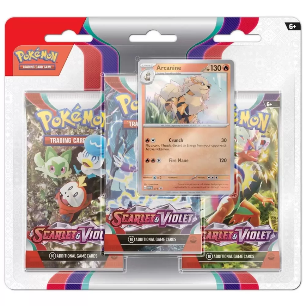 Pokémon Pokemon Tcg: Scarlet & Violet Booster 3-Pack Arcanine | Kortspel