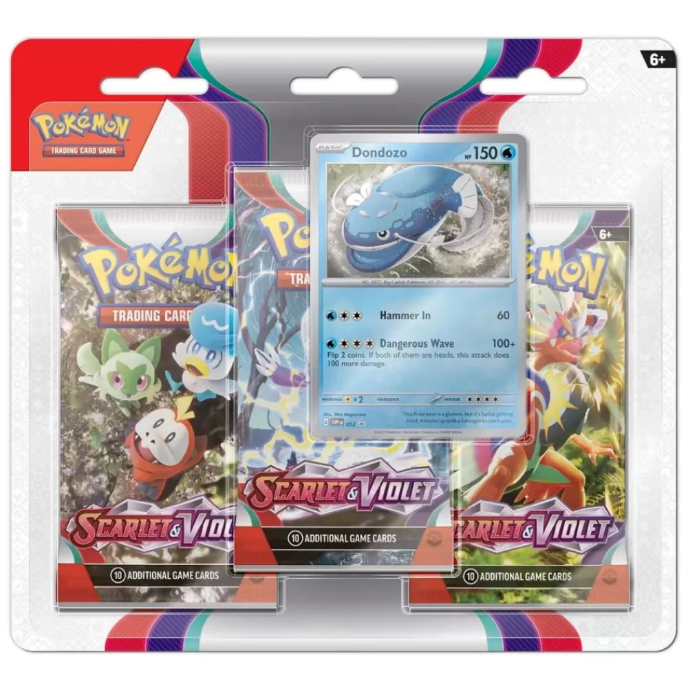 Pokémon Pokemon Tcg: Scarlet & Violet Booster 3-Pack Dondozo | Kortspel
