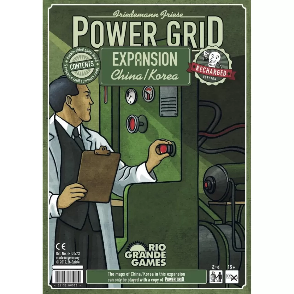 Online Rio Grande Games Power Grid Recharged: China/Korea (Exp.)