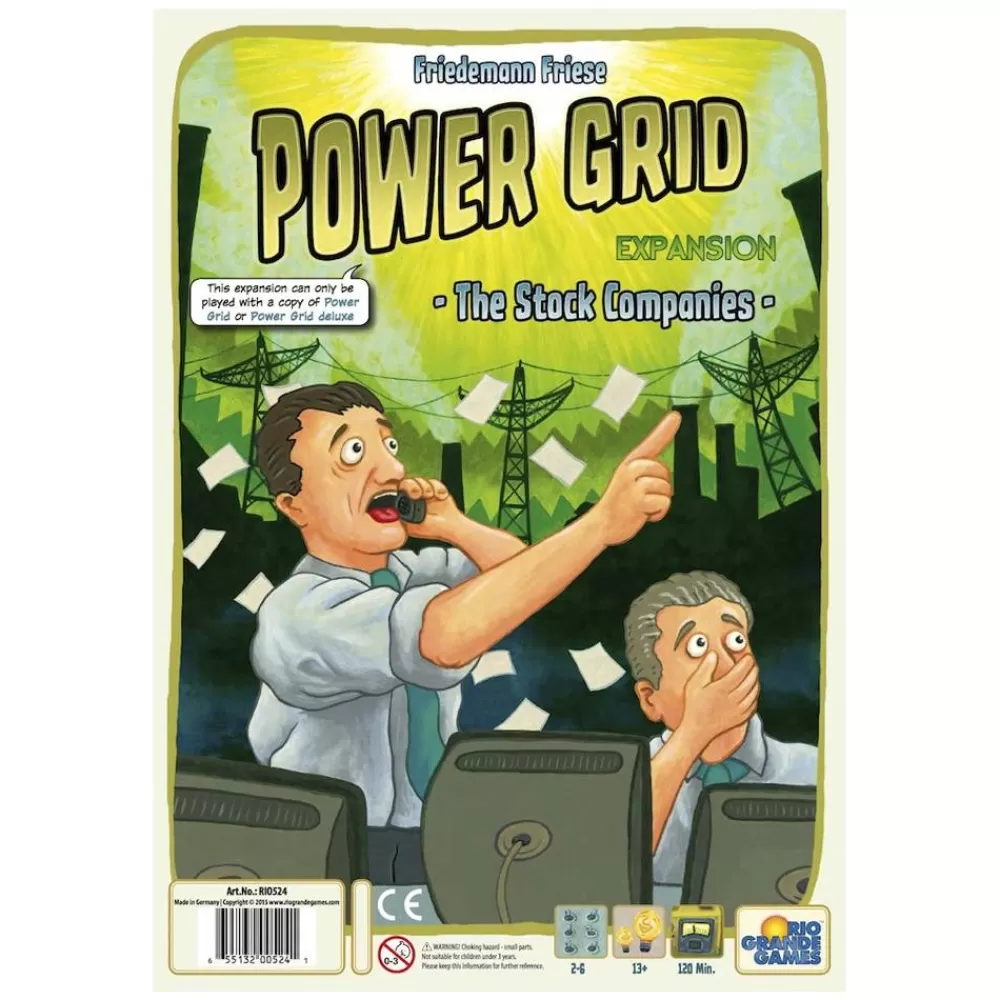 New Rio Grande Games Power Grid: The Stock Companies (Exp.)