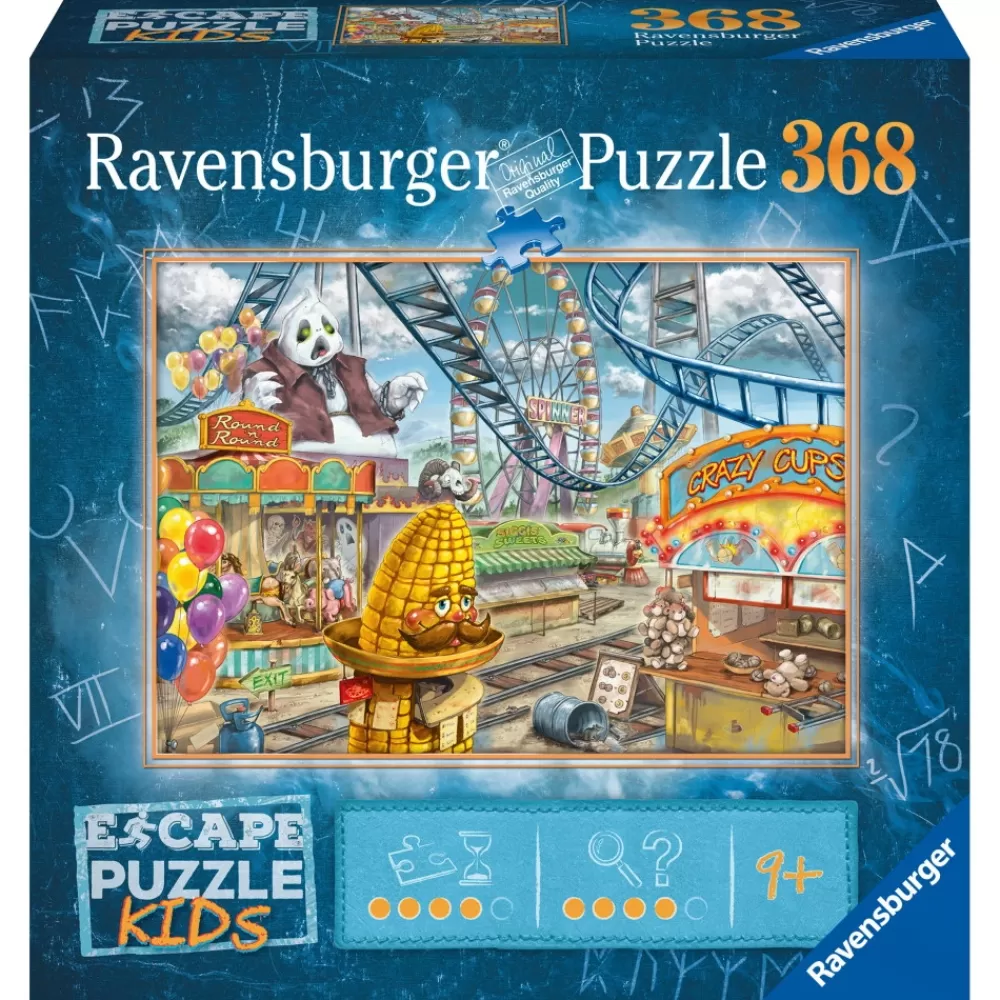 Ravensburger Pussel: Escape Kids - Pa Nojesfaltet 368 Bitar | Knep & Knåp