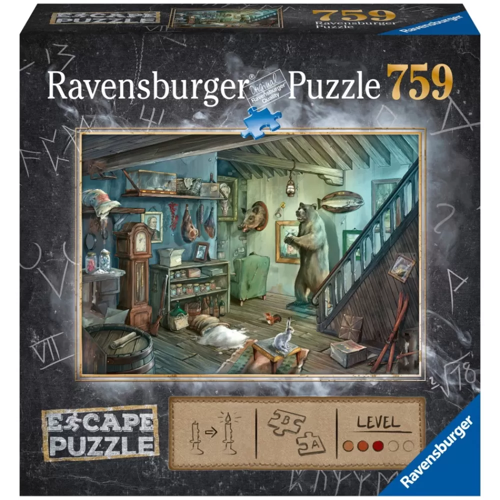 Ravensburger Pussel: Escape The Forbidden Basement 759 Bitar | Knep & Knåp