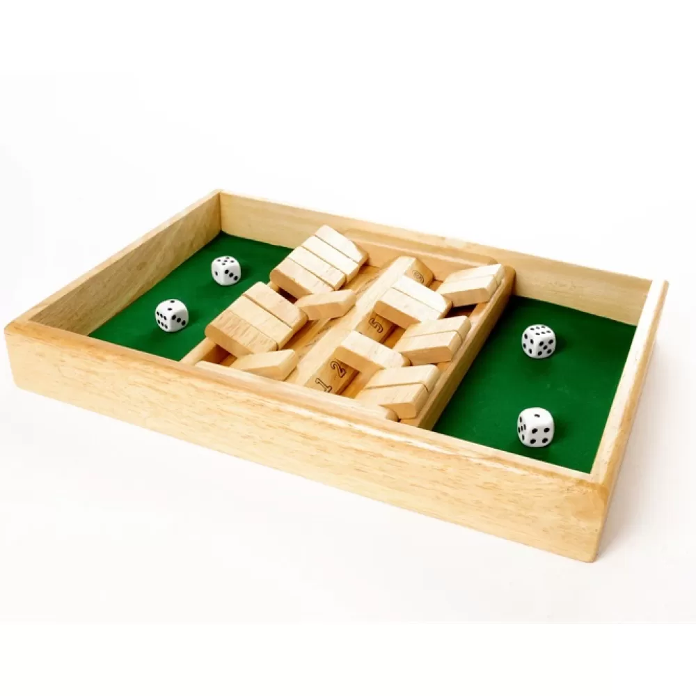Longfield Games Shut The Box 9Er Double | Klassiska