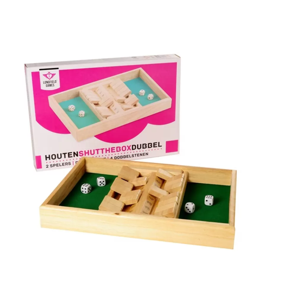 Longfield Games Shut The Box 9Er Double | Klassiska