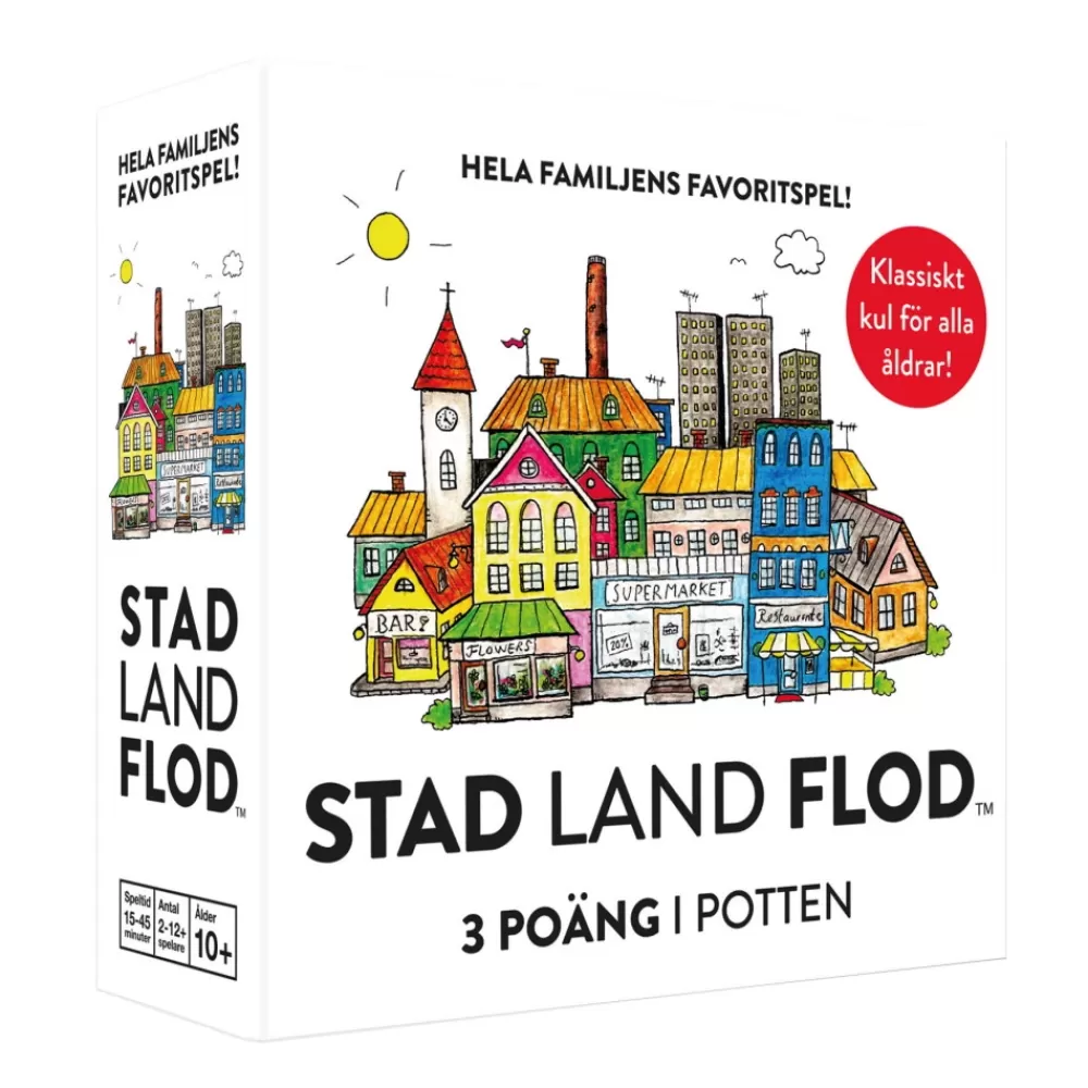 Kylskåpspoesi Stad Land Flod - Kortspelet | Familjespel