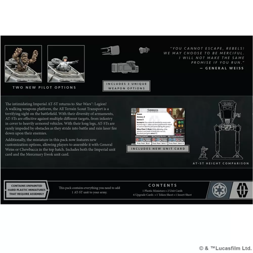 Cheap Fantasy Flight Games Star Wars: Legion - At-St Walker (Exp.)