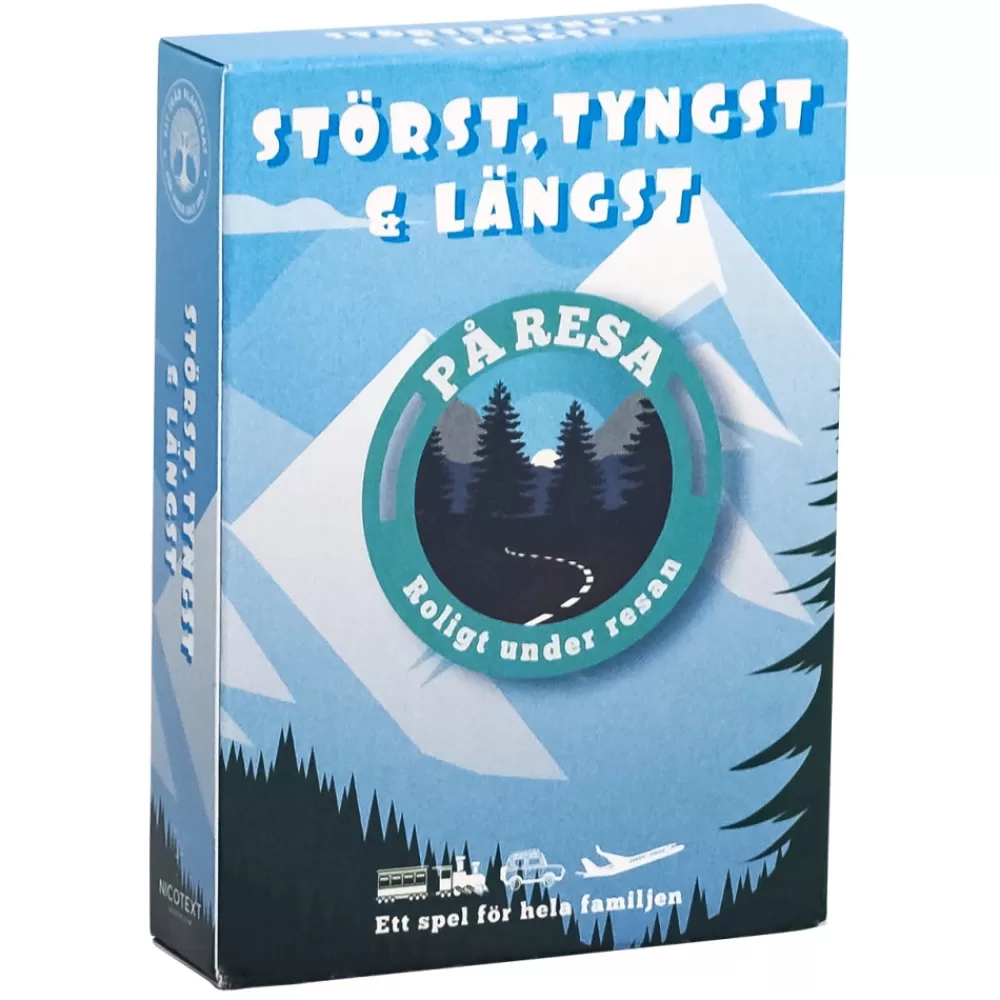 Nicogame Storst, Tyngst, Langst - Pa Resa | Familjespel