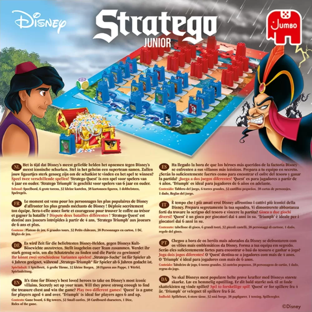 Jumbo Stratego Junior Disney (Eng) | Familjespel