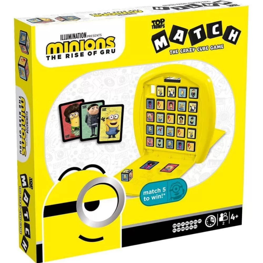 Winning Moves Top Trumps Match - Minions: The Rise Of Gru | Familjespel