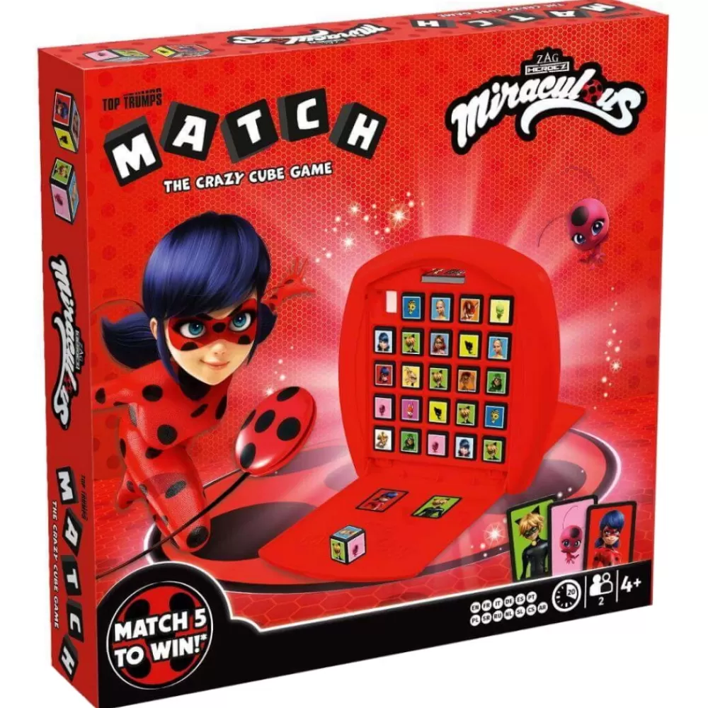 Winning Moves Top Trumps Match - Miraculous | Familjespel