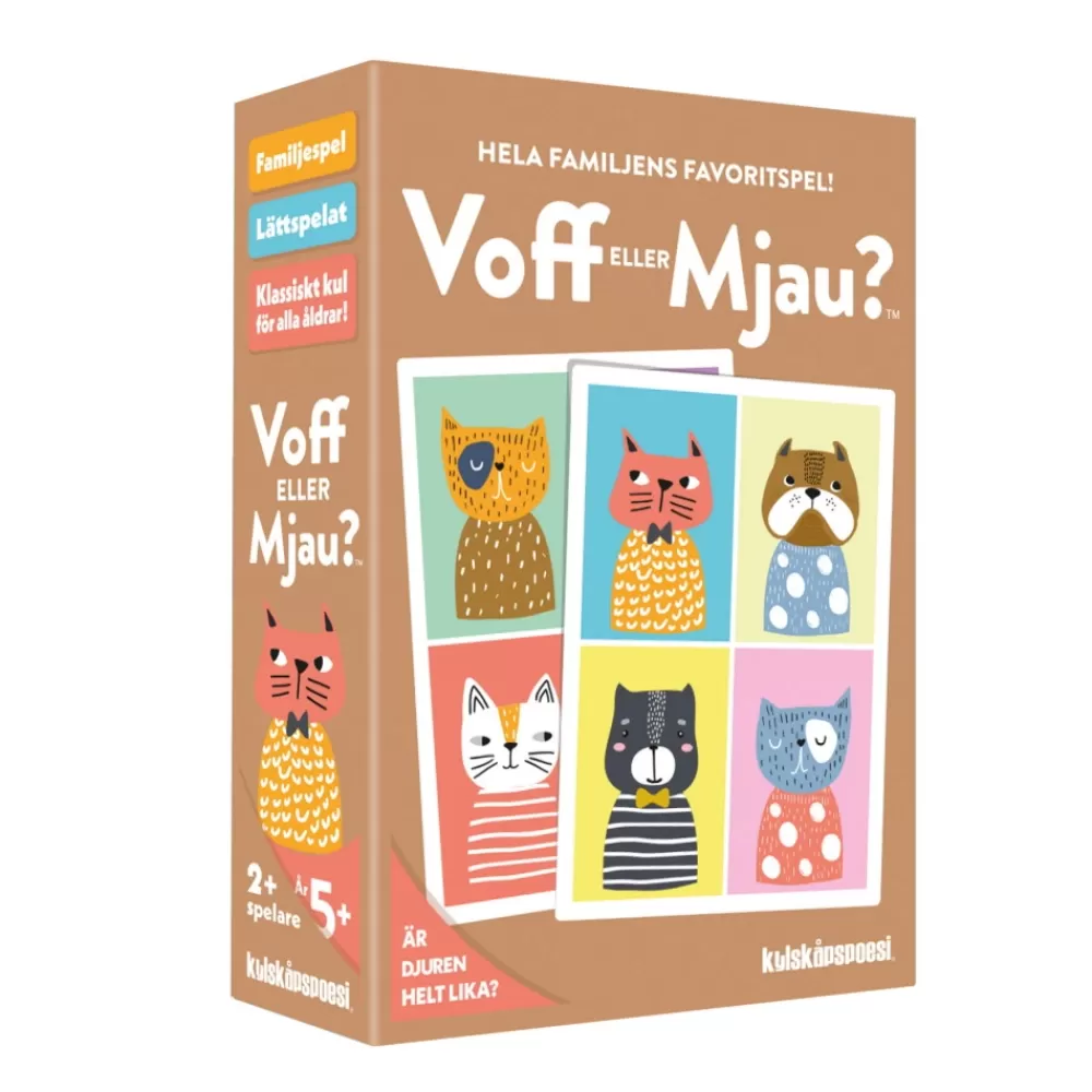 Kylskåpspoesi Voff Eller Mjau? | Familjespel